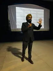 Colour therapy session by Capt. Manmeet Singh