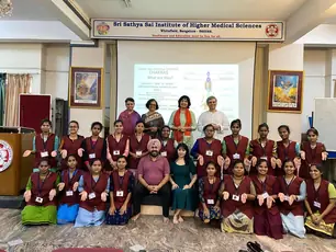 Colour therapy session by Capt. Manmeet Singh